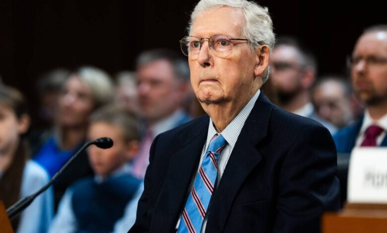 Mitch McConnell Announces Discharge From Rehab Center After Fall Mitch McConnell Announces Discharge From Rehab Center After Fall