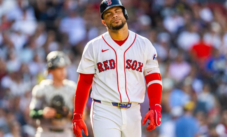 Athletics stifle comeback attempt in ninth inning, end Red Sox’ winning streak at nine – The Boston Globe