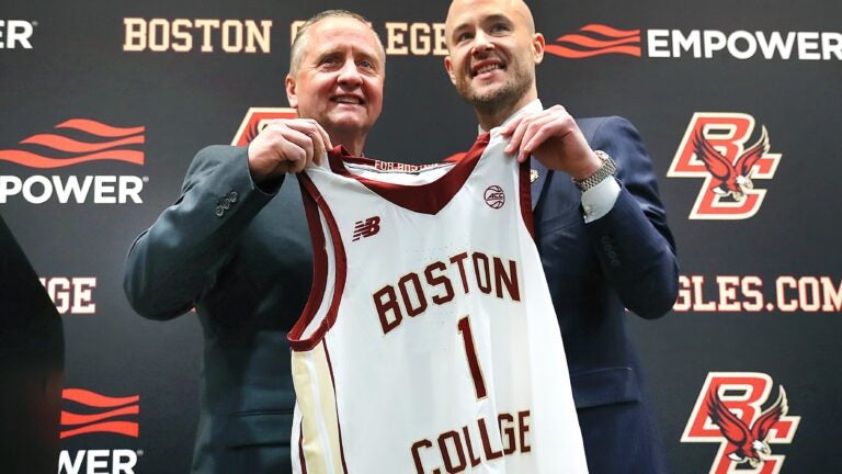 Boston College says men’s basketball coach Luke Murray had no role in firing of radio announcers Boston College says men’s basketball coach Luke Murray had no role in firing of radio announcers