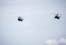 Helicopter carrying Trump flies near passenger jet in Washington airspace