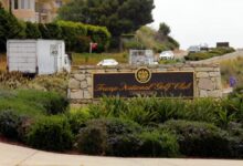 Authorities arrested a man with ammo and apparently monitoring security at Trump golf course near LA