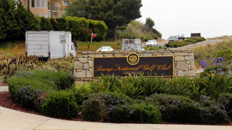 Authorities arrested a man with ammo and apparently monitoring security at Trump golf course near LA
