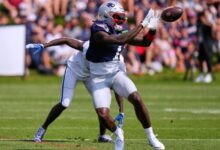 Sauce Gardner claps back after video shows A.J. Brown dusting him during 1-on-1 drill