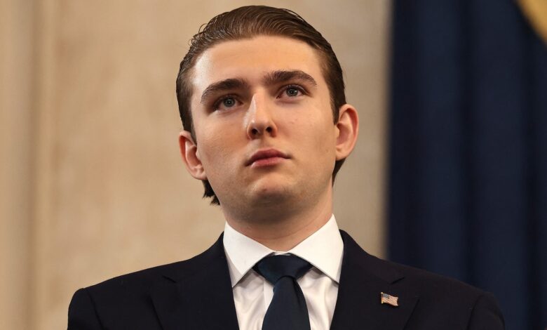 US Secret Service ‘aware’ of Iran video threat against Barron Trump, spokesperson says