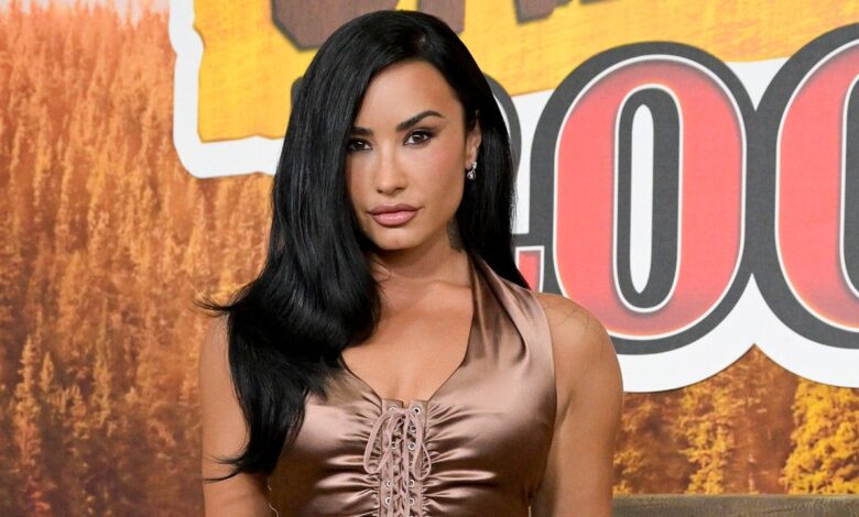 Demi Lovato celebrates 34th birthday in colorful string bikini during Bahamas getaway