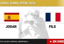 Rafael Jodar – Arthur Fils, en directo hoy: sigue el partido de National Bank Open
