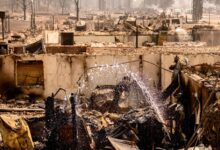 Wildfires come for the suburbs