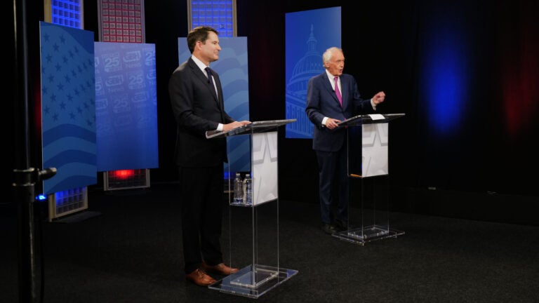 ‘Playbook of destruction’: Markey, Moulton meet for combative second debate ahead of Sept. primary ‘Playbook of destruction’: Markey, Moulton meet for combative second debate ahead of Sept. primary