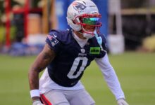A.J. Brown and Christian Gonzalez continue sharpening each other’s games at Patriots training camp