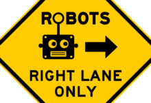 A ‘Robots’ road sign in Lexington is apparently connected to a bizarre imagined future Massachusetts