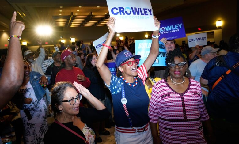 In Wisconsin, David Crowley defeats Francesca Hong in Democratic primary for governor In Wisconsin, David Crowley defeats Francesca Hong in Democratic primary for governor
