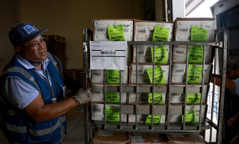 Judge clears the way for Postal Service work on Trump’s mail-in voting order for now