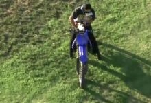 Man on dirt bike leads police on chase through downtown L.A., makes phone call, stops for gas