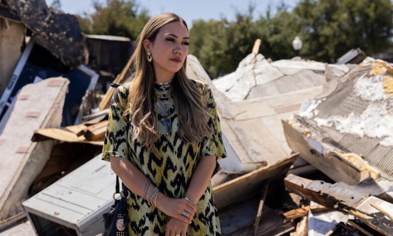 Historic Newhall survived so much calamity. Then a fire ripped out its heart