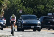Bass hit brakes on new bike lanes near Forest Lawn. Raman is now slamming her for it