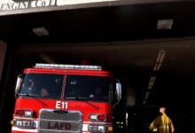 Motorcyclist who lost leg wins -million verdict after suing over L.A. firetruck crash
