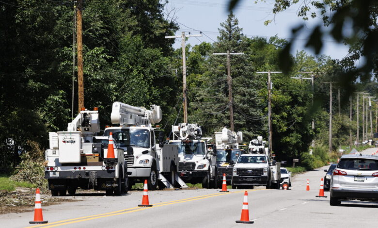 Gary residents still in the dark as power outage could drag for 2 weeks after last week’s deadly storms Gary residents still in the dark as power outage could drag for 2 weeks after last week’s deadly storms