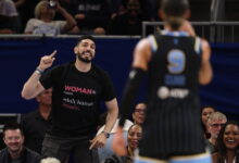 Enes Kanter Freedom brought middle-school energy to the WNBA