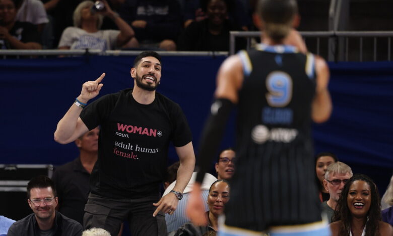 Enes Kanter Freedom brought middle-school energy to the WNBA Enes Kanter Freedom brought middle-school energy to the WNBA