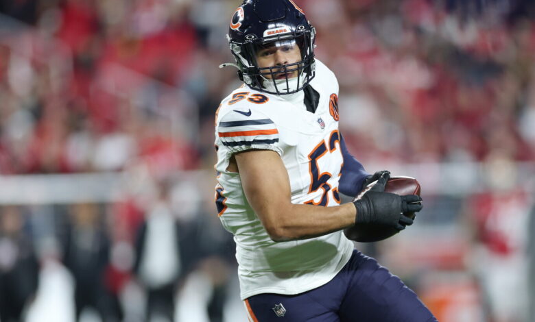 Bears LB T.J. Edwards rare starter to get snaps in preseason finale vs. Titans Bears LB T.J. Edwards rare starter to get snaps in preseason finale vs. Titans
