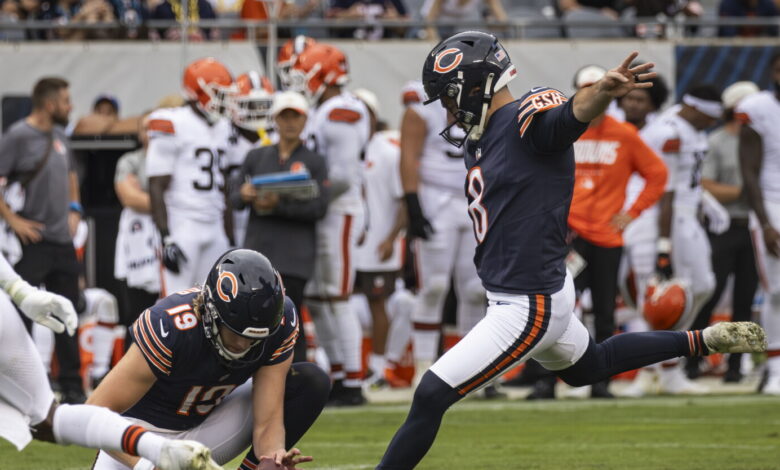 Cairo Santos is the best kicker in Bears’ history. In Year 13, he thinks he’ll be even better. Cairo Santos is the best kicker in Bears’ history. In Year 13, he thinks he’ll be even better.
