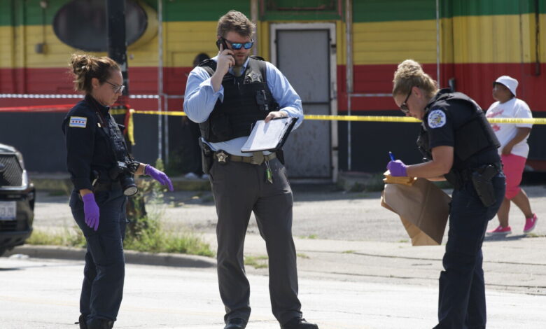 Woman, 64, killed by stray bullet; man shot 41 times in Garfield Park murders Woman, 64, killed by stray bullet; man shot 41 times in Garfield Park murders