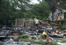 Portage community cleans up after severe storm and deadly home explosion