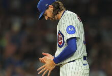 Cubs’ trade-deadline acquisition Kevin Gausman leaves crosstown game early with hand cramp