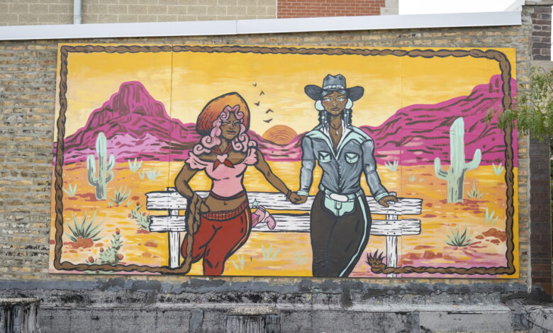 Andersonville cowgirl mural — If you know, you know Andersonville cowgirl mural — If you know, you know