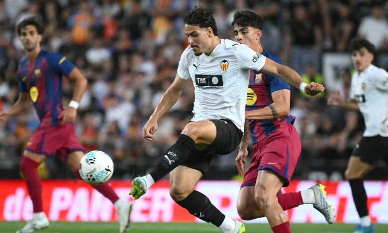 ¿Cómo ver el partido Valencia vs Barcelona en TV y streaming?