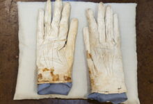 Lincoln’s blood-stained gloves from his assassination resurface in California museum