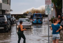 Dozens of homes evacuated in Long Beach due to storm damage, high surf