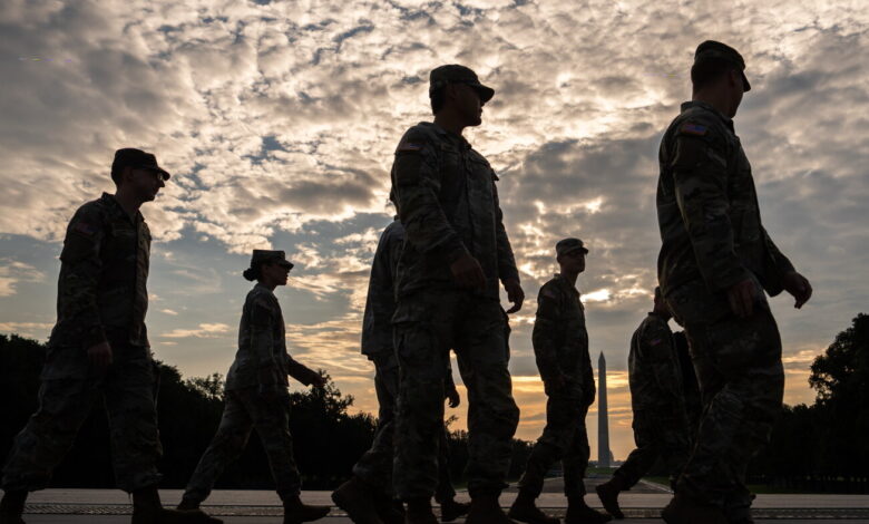 National Guard member arrested after drawing gun on fellow soldier in D.C. National Guard member arrested after drawing gun on fellow soldier in D.C.