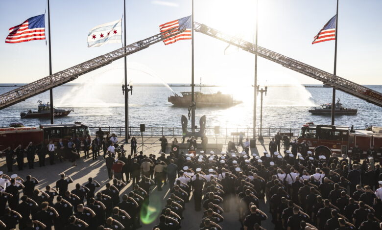 How we photographed Chicago firefighters commemorating 9/11 on the 25th anniversary