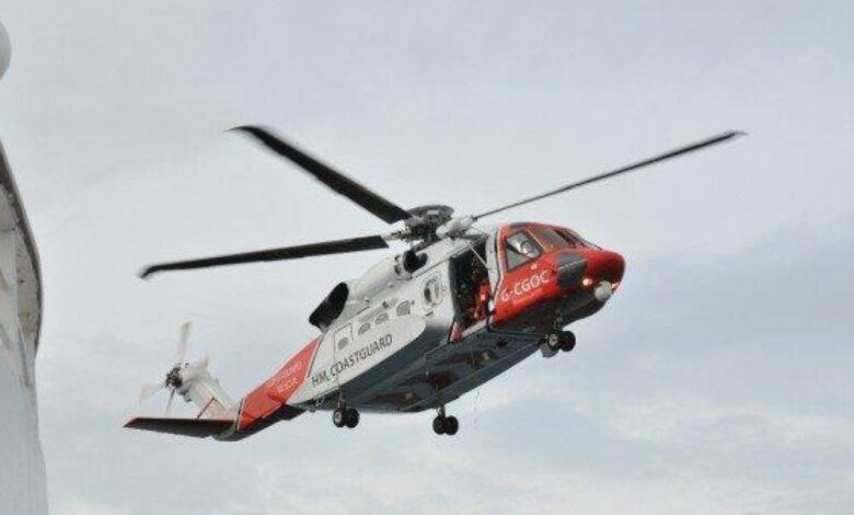 Coastguard joins search for missing three-year-old boy