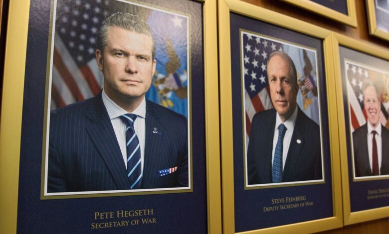 White House Reviews Candidates To Replace Hegseth Deputy Feinberg, Sources Say
