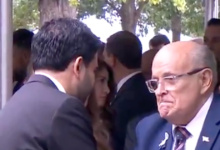 Rudy Giuliani Shakes Mamdani’s Hand After Saying Mayor’s 9/11 Appearance ‘Offends’ Him