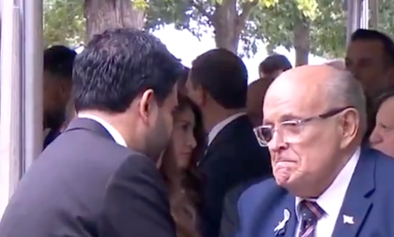 Rudy Giuliani Shakes Mamdani’s Hand After Saying Mayor’s 9/11 Appearance ‘Offends’ Him Rudy Giuliani Shakes Mamdani’s Hand After Saying Mayor’s 9/11 Appearance ‘Offends’ Him