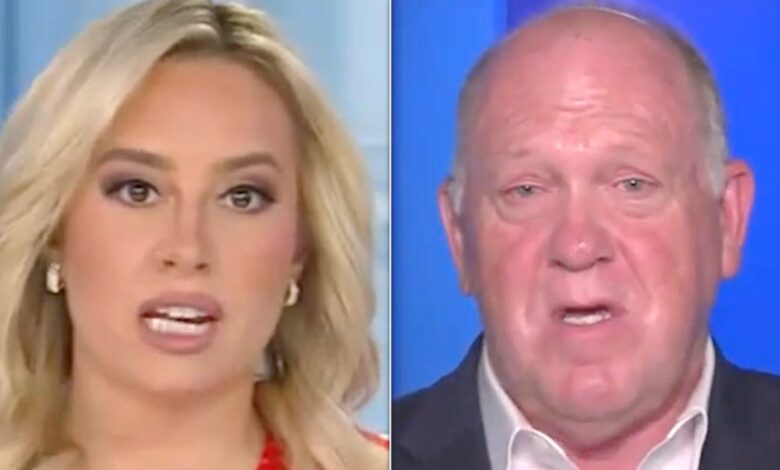 Tom Homan Grabs Fox News Host’s Attention With Statement On ICE At Voting Sites Tom Homan Grabs Fox News Host’s Attention With Statement On ICE At Voting Sites