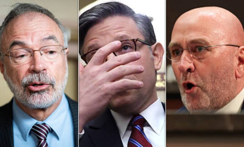 ‘F**king War!’ Republicans Reportedly Fight And Stomp Out Of Mike Johnson’s Office