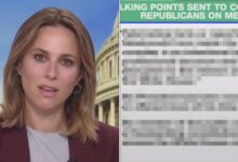 MS NOW Highlights Leaked White House Talking Points Defending Trump’s Media Ban