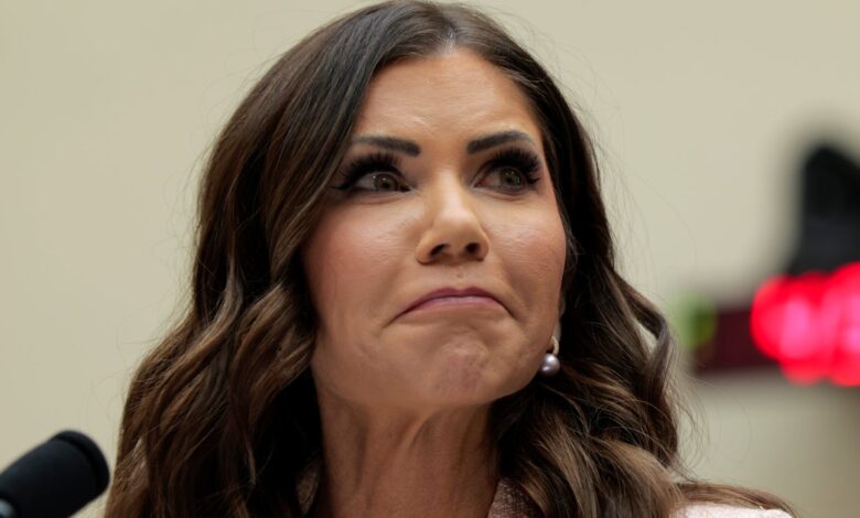 Former Homeland Security Secretary Kristi Noem Has Filed For Divorce