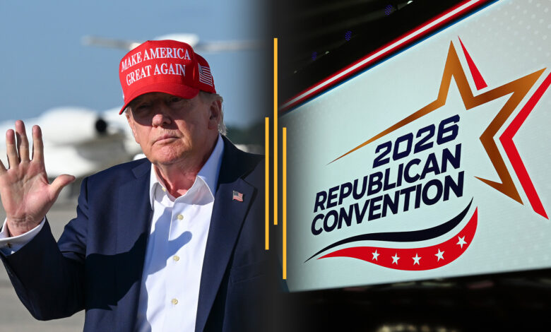 Trump hits Canada with import bans; Republican midterm convention set to open in Dallas
