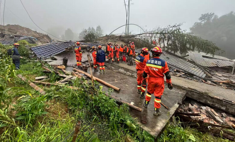 Mudslide death toll in China rises to 3 after heavy rain from Typhoon Saudel – WTOP News Mudslide death toll in China rises to 3 after heavy rain from Typhoon Saudel – WTOP News