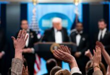 Trump says he’s banning 3 media outlets from the White House, testing First Amendment