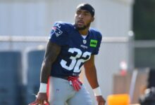 TreVeyon Henderson to miss Patriots’ season opener in Seattle due to injury
