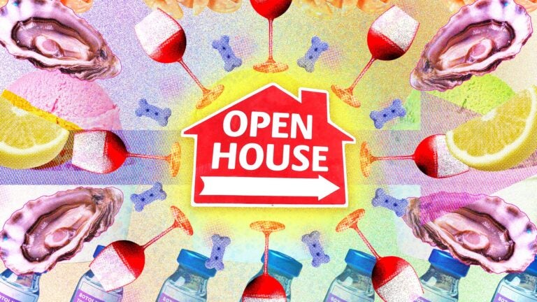Botox and a brownstone? Boston-area real estate agents are hosting lavish open houses.