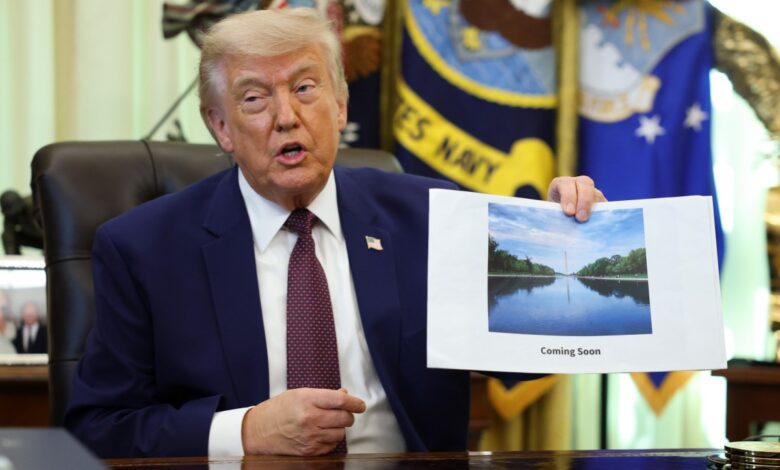 Trump Hits Back at New York Times Over Reflecting Pool Story on 9/11 Trump Hits Back at New York Times Over Reflecting Pool Story on 9/11