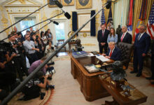 Trump escalates media fight with new White House press ban