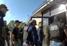 Body camera video offers a rare look inside an immigration raid at a NY factory – WTOP News